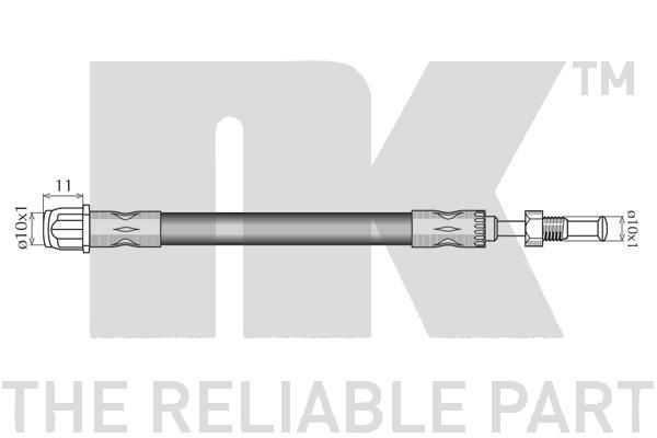 Stabdžių žarnelė NK 853982