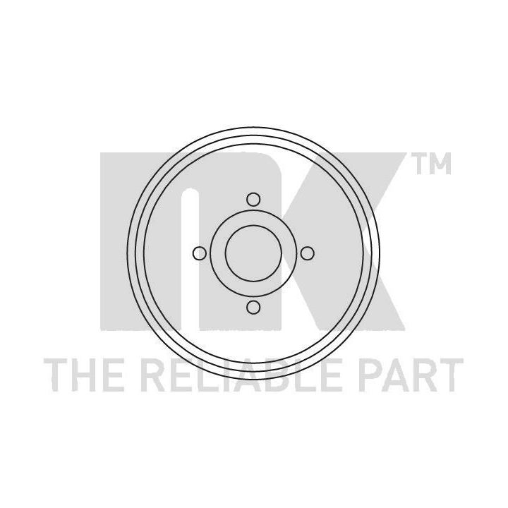 Stabdžių būgnas NK 253915