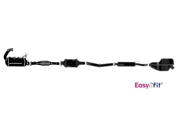 Išmetimo sistema HELLA 8LP 366 924-111