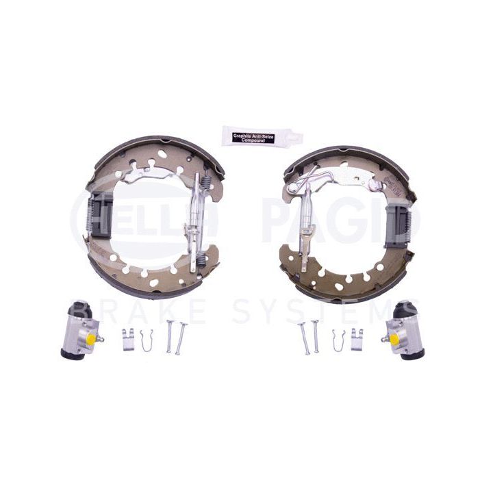 Stabdžių trinkelių komplektas HELLA 8DB 355 022-971