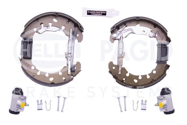 Stabdžių trinkelių komplektas HELLA 8DB 355 022-971