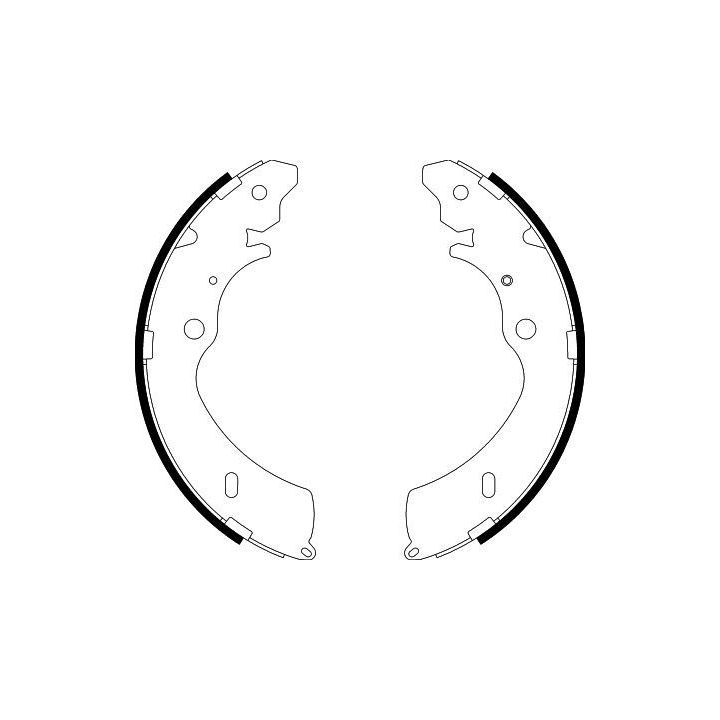 Stabdžių trinkelių komplektas HELLA 8DB 355 038-151