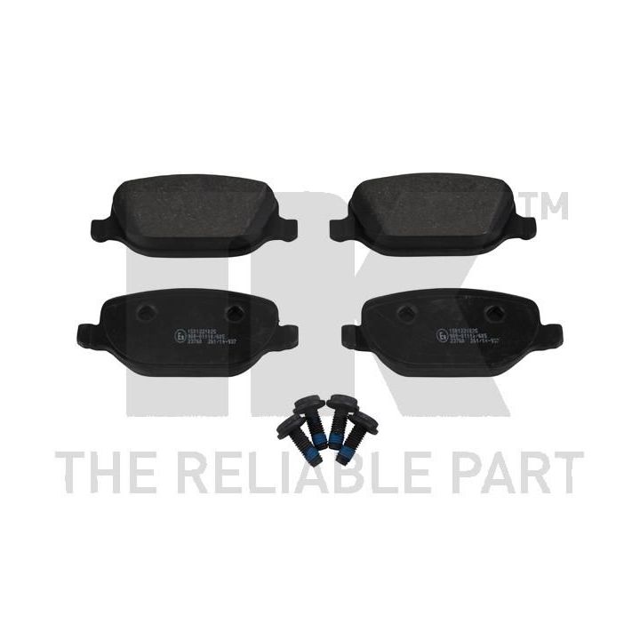 Stabdžių trinkelių rinkinys, diskinis stabdys NK 221025