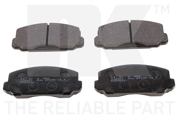 Stabdžių trinkelių rinkinys, diskinis stabdys NK 221207