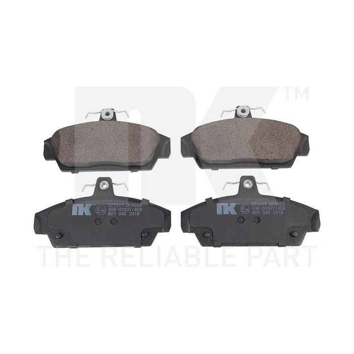 Stabdžių trinkelių rinkinys, diskinis stabdys NK 221211