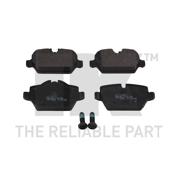 Stabdžių trinkelių rinkinys, diskinis stabdys NK 221530