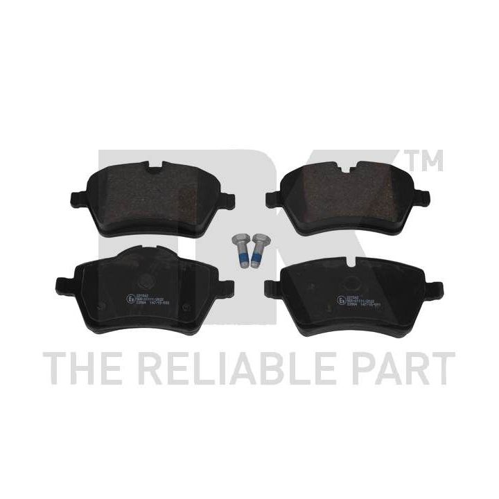 Stabdžių trinkelių rinkinys, diskinis stabdys NK 221542