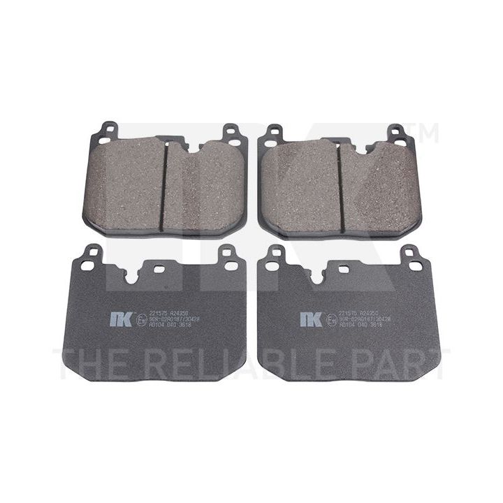 Stabdžių trinkelių rinkinys, diskinis stabdys NK 221575