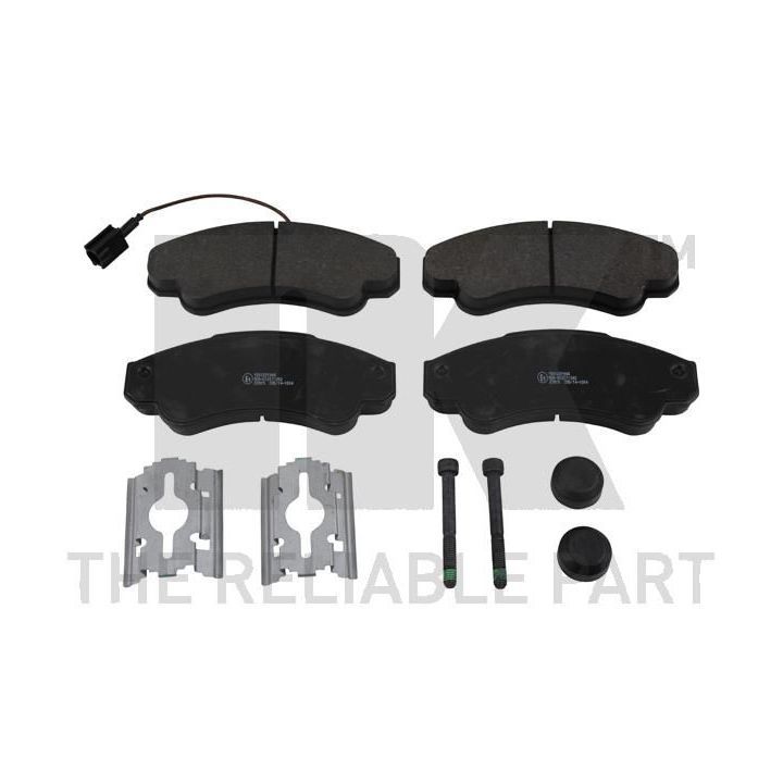 Stabdžių trinkelių rinkinys, diskinis stabdys NK 221948