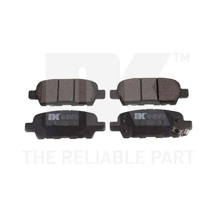 Stabdžių trinkelių rinkinys, diskinis stabdys NK 222262