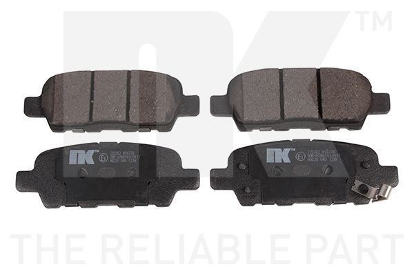 Stabdžių trinkelių rinkinys, diskinis stabdys NK 222262