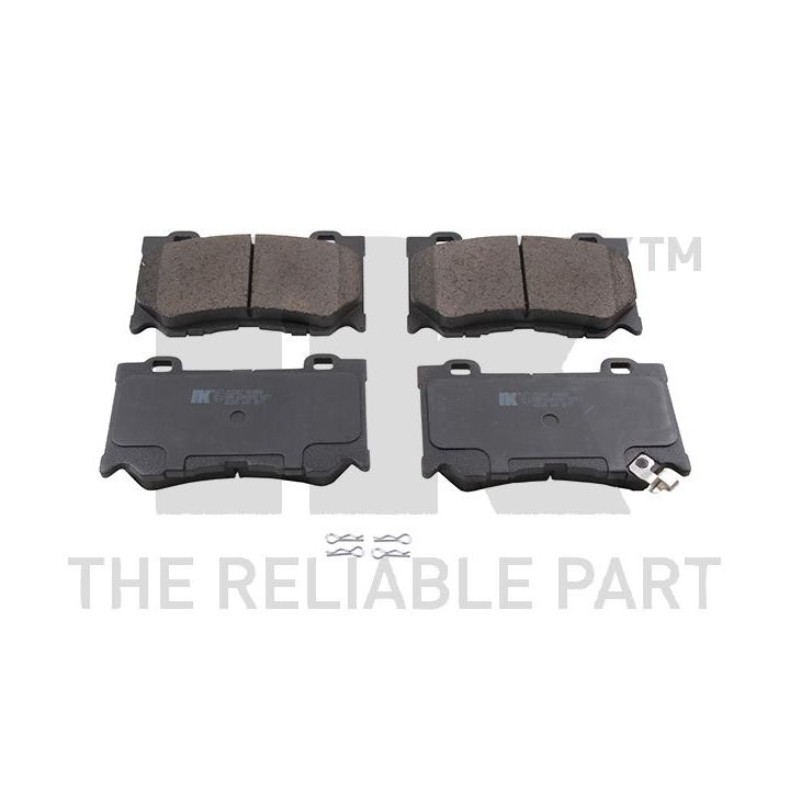 Stabdžių trinkelių rinkinys, diskinis stabdys NK 222287