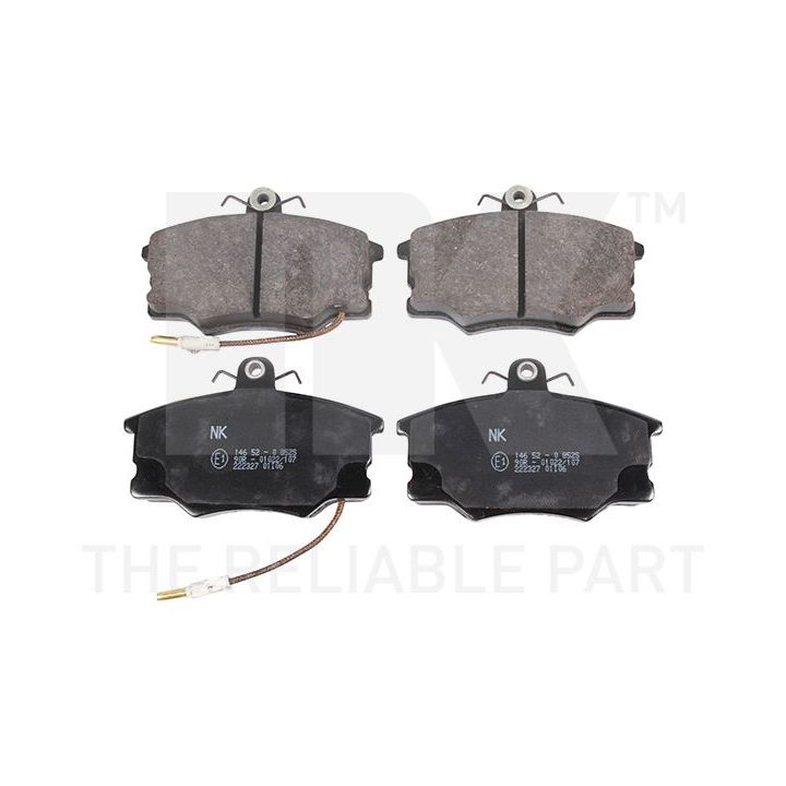 Stabdžių trinkelių rinkinys, diskinis stabdys NK 222327