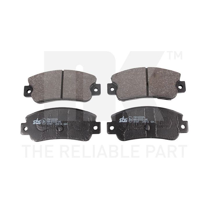 Stabdžių trinkelių rinkinys, diskinis stabdys NK 222329