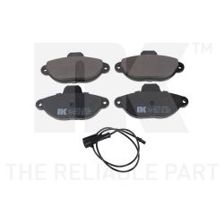 Stabdžių trinkelių rinkinys, diskinis stabdys NK 222334