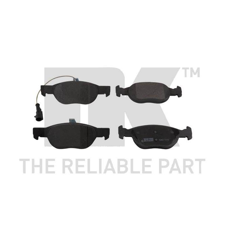 Stabdžių trinkelių rinkinys, diskinis stabdys NK 222339