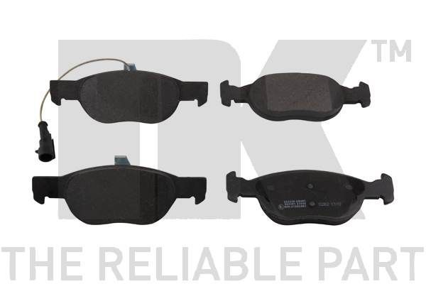 Stabdžių trinkelių rinkinys, diskinis stabdys NK 222339