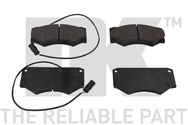 Stabdžių trinkelių rinkinys, diskinis stabdys NK 222342