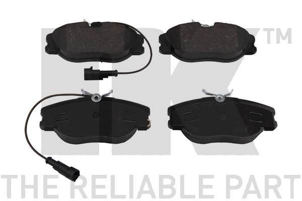 Stabdžių trinkelių rinkinys, diskinis stabdys NK 222350