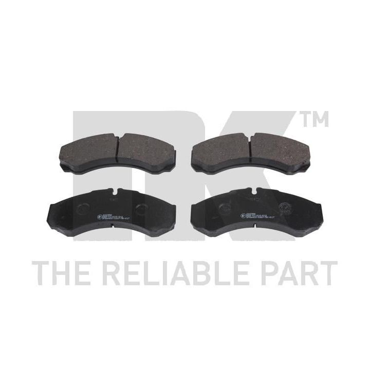 Stabdžių trinkelių rinkinys, diskinis stabdys NK 222358