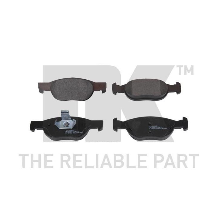 Stabdžių trinkelių rinkinys, diskinis stabdys NK 222363