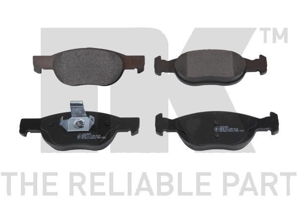 Stabdžių trinkelių rinkinys, diskinis stabdys NK 222363