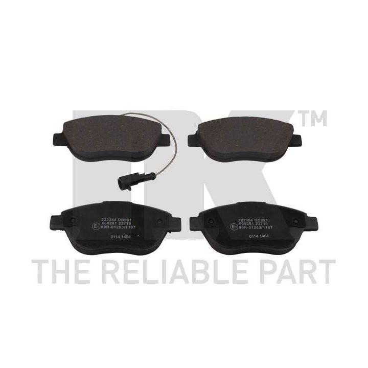 Stabdžių trinkelių rinkinys, diskinis stabdys NK 222364