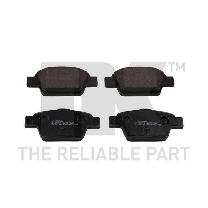 Stabdžių trinkelių rinkinys, diskinis stabdys NK 222366