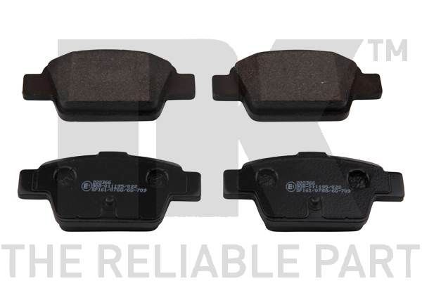 Stabdžių trinkelių rinkinys, diskinis stabdys NK 222366