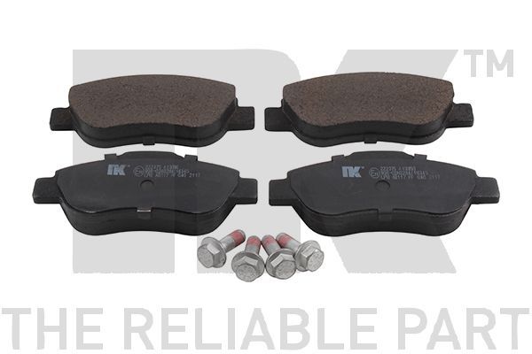 Stabdžių trinkelių rinkinys, diskinis stabdys NK 222375