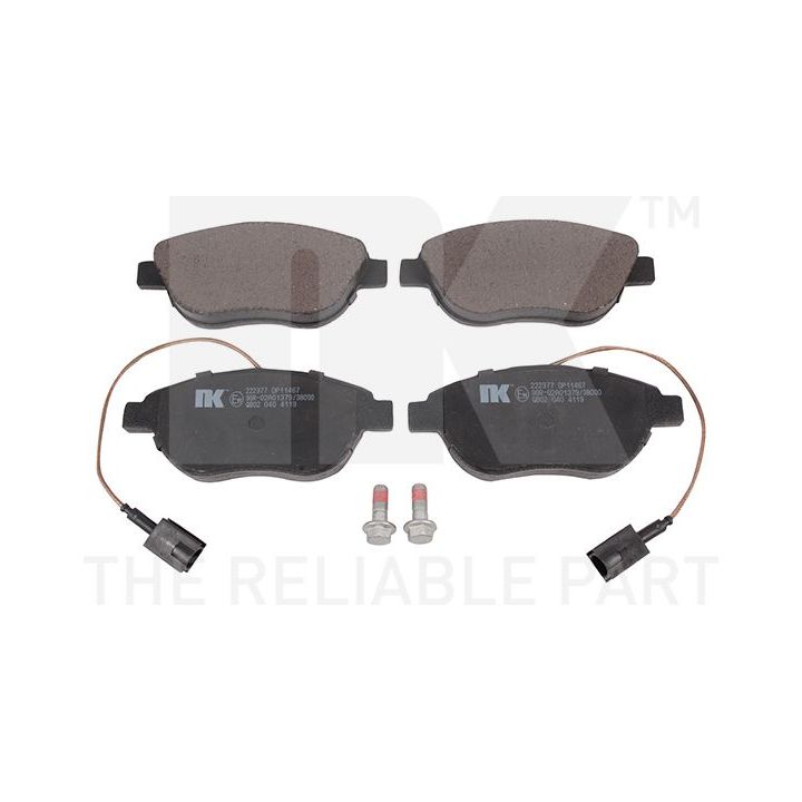 Stabdžių trinkelių rinkinys, diskinis stabdys NK 222377