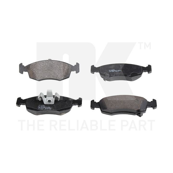 Stabdžių trinkelių rinkinys, diskinis stabdys NK 222396