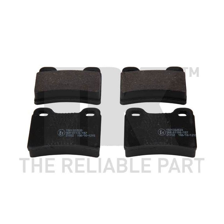 Stabdžių trinkelių rinkinys, diskinis stabdys NK 222533