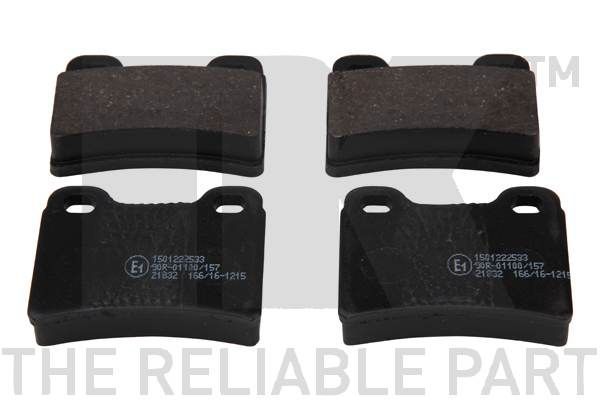 Stabdžių trinkelių rinkinys, diskinis stabdys NK 222533