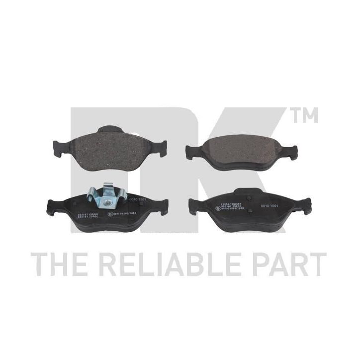 Stabdžių trinkelių rinkinys, diskinis stabdys NK 222557