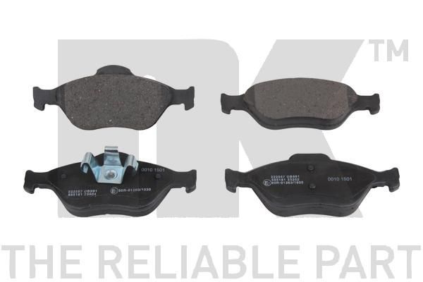 Stabdžių trinkelių rinkinys, diskinis stabdys NK 222557