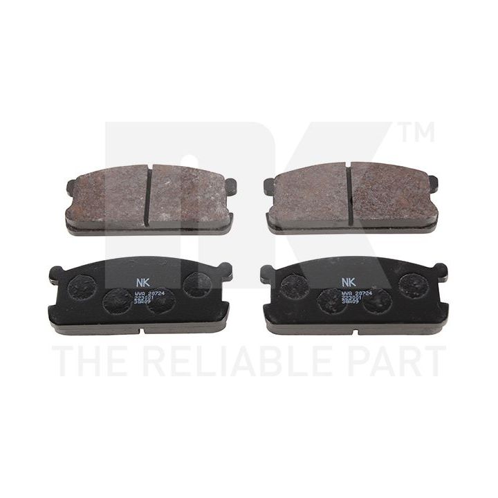 Stabdžių trinkelių rinkinys, diskinis stabdys NK 223001