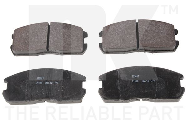 Stabdžių trinkelių rinkinys, diskinis stabdys NK 223003