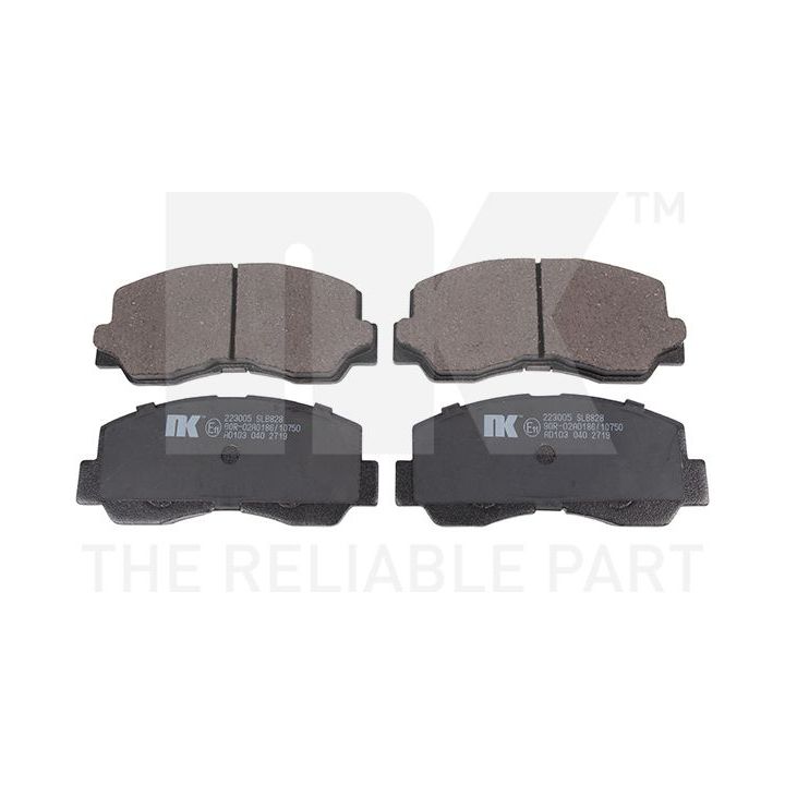 Stabdžių trinkelių rinkinys, diskinis stabdys NK 223005