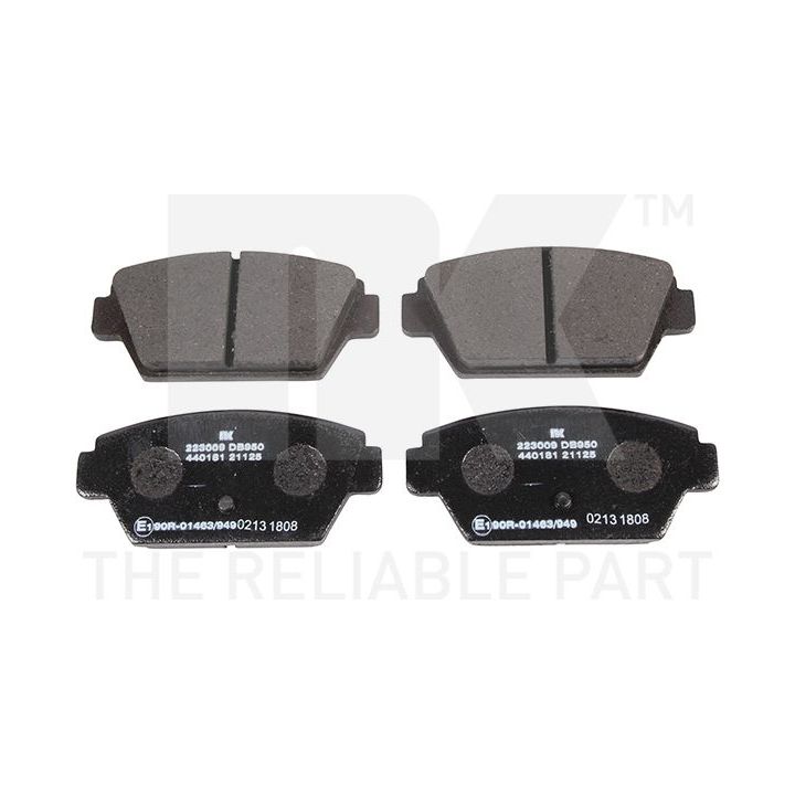 Stabdžių trinkelių rinkinys, diskinis stabdys NK 223009