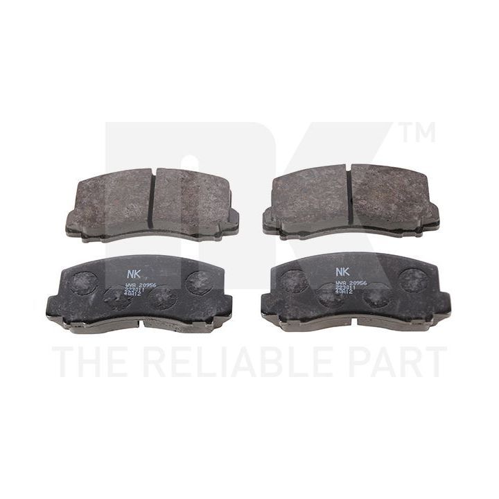 Stabdžių trinkelių rinkinys, diskinis stabdys NK 223011