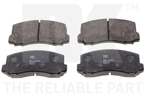 Stabdžių trinkelių rinkinys, diskinis stabdys NK 223011