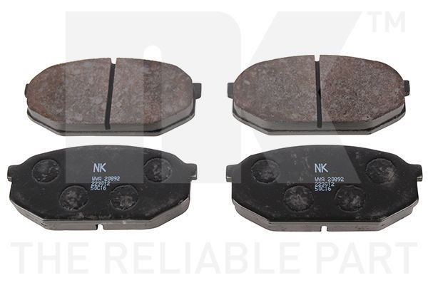 Stabdžių trinkelių rinkinys, diskinis stabdys NK 223012