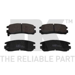 Stabdžių trinkelių rinkinys, diskinis stabdys NK 223016