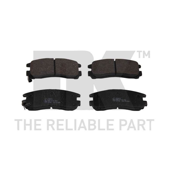 Stabdžių trinkelių rinkinys, diskinis stabdys NK 223016