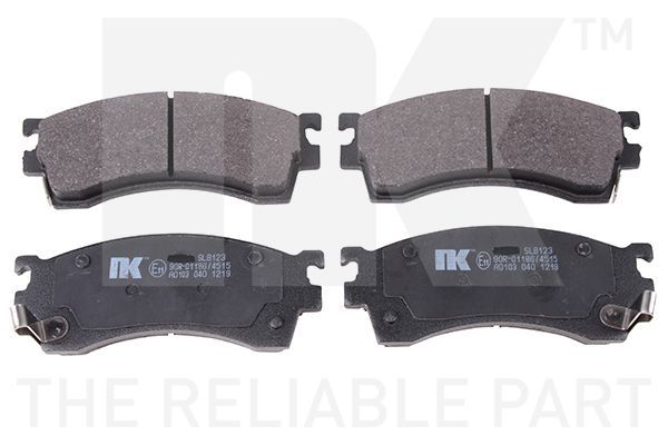 Stabdžių trinkelių rinkinys, diskinis stabdys NK 223232