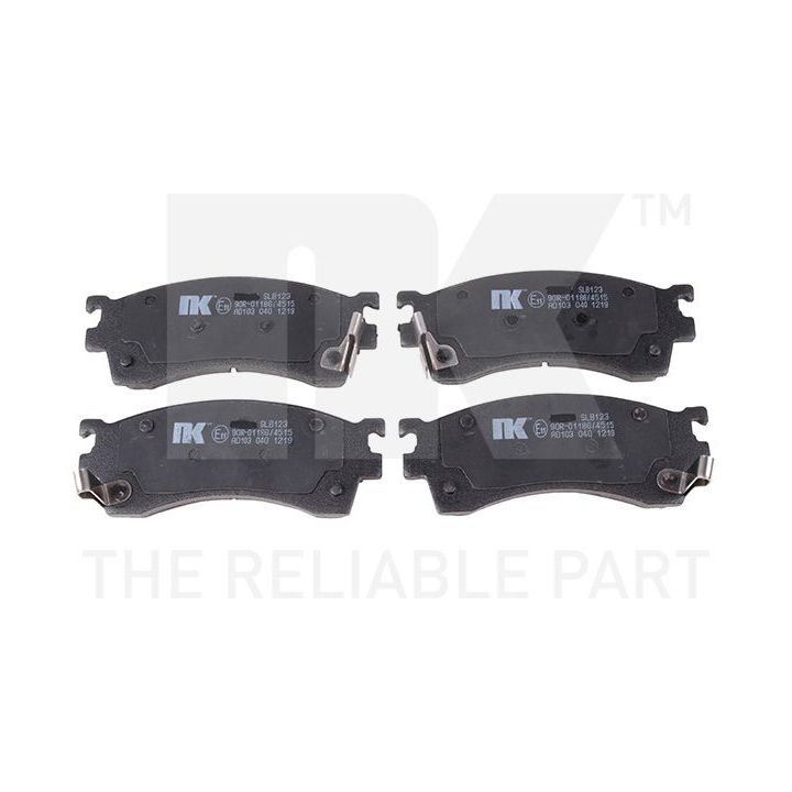 Stabdžių trinkelių rinkinys, diskinis stabdys NK 223232