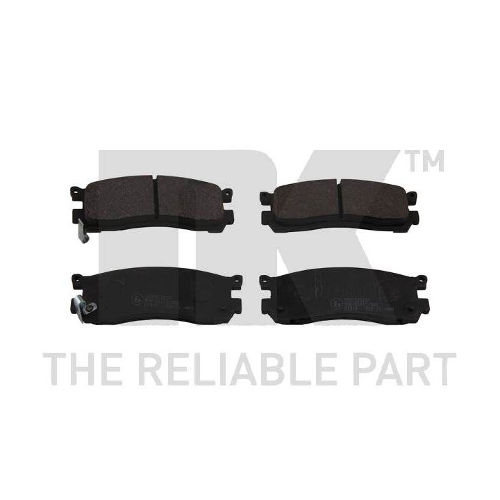 Stabdžių trinkelių rinkinys, diskinis stabdys NK 223237