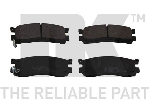 Stabdžių trinkelių rinkinys, diskinis stabdys NK 223237