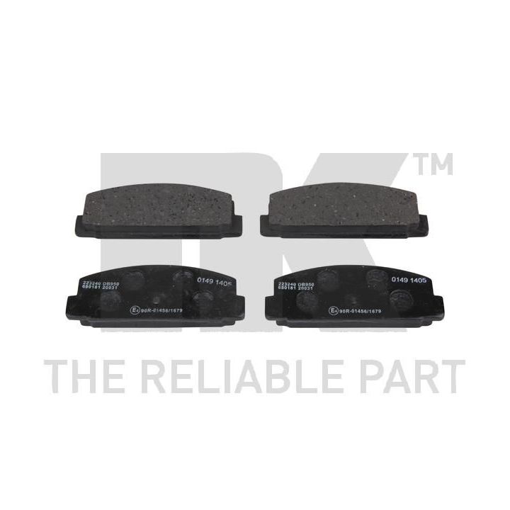 Stabdžių trinkelių rinkinys, diskinis stabdys NK 223240